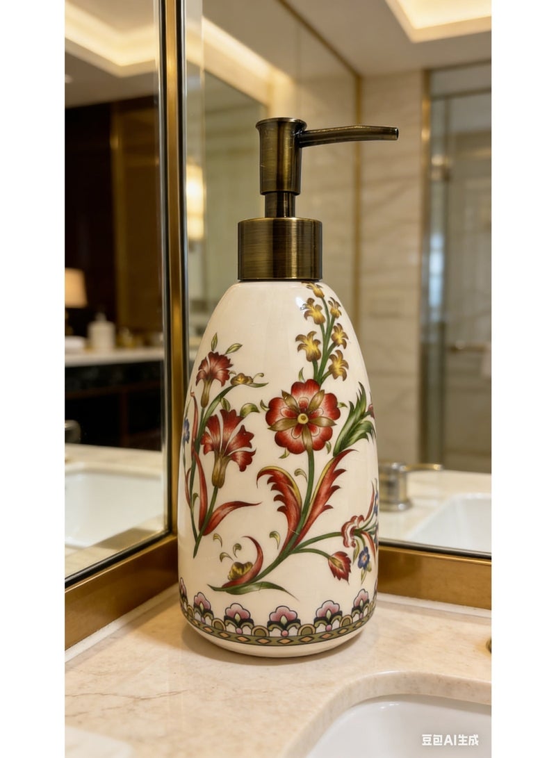 bbet Elegant Ceramic Soap Dispenser, Modern European Design for Home & Bathroom - Image 1